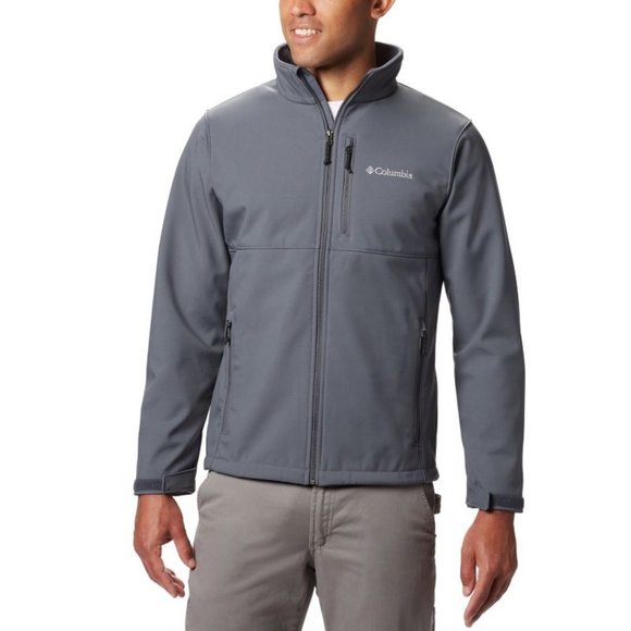 Columbia Men’s Ascender™ Softshell Jacket Size Small Graphite - Picture 8 of 9